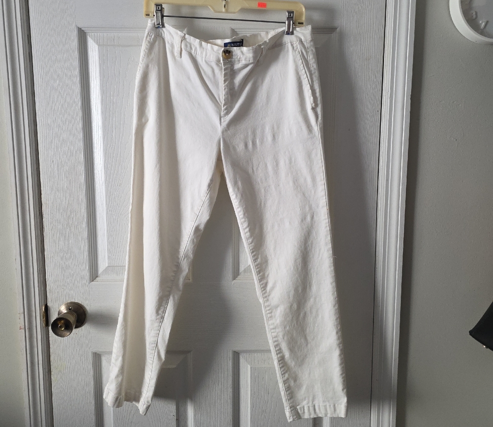 Nautica Women's Crisp White Cropped Jeans